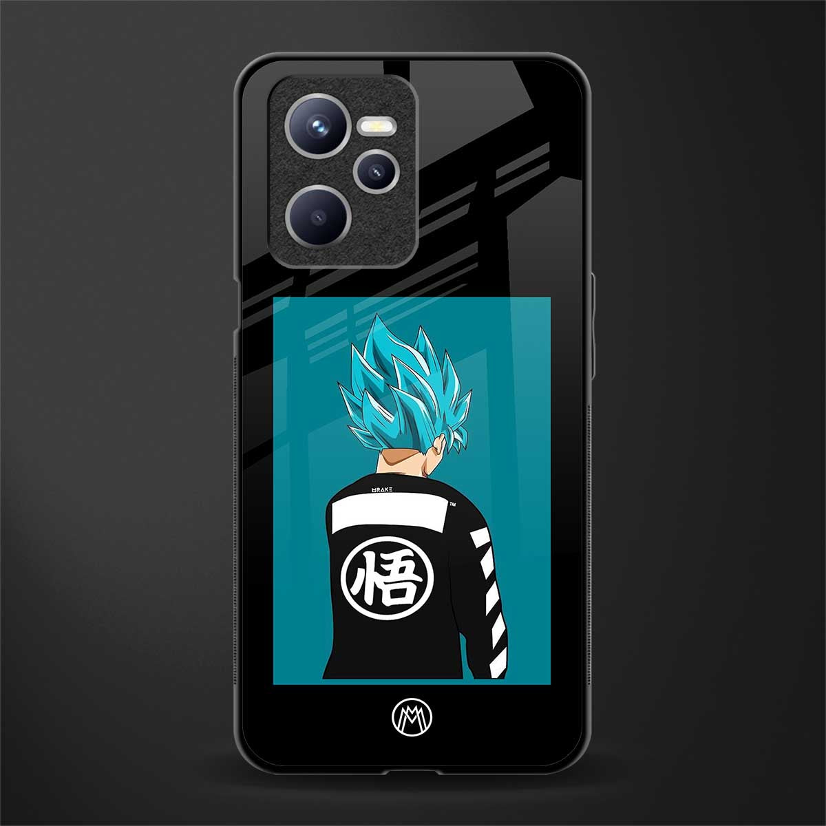 aesthetic goku glass case for realme c35 image
