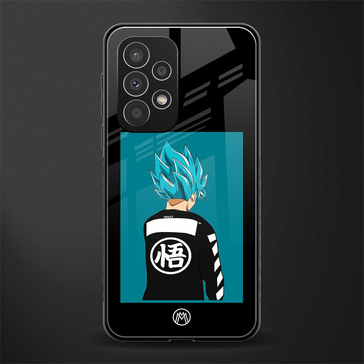aesthetic goku back phone cover | glass case for samsung galaxy a23