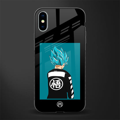 aesthetic goku glass case for iphone x image