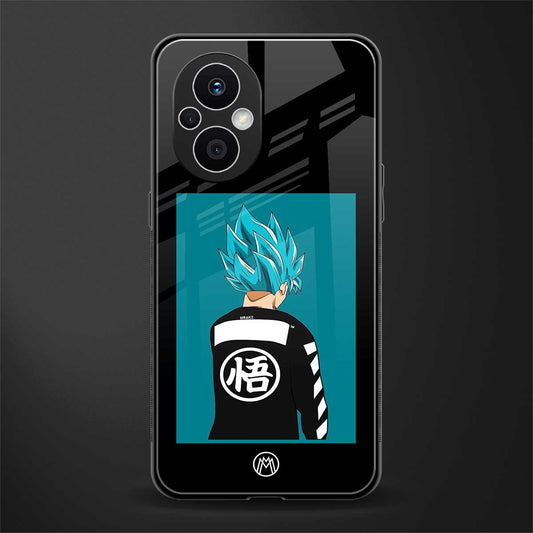 aesthetic goku back phone cover | glass case for oppo f21 pro 5g
