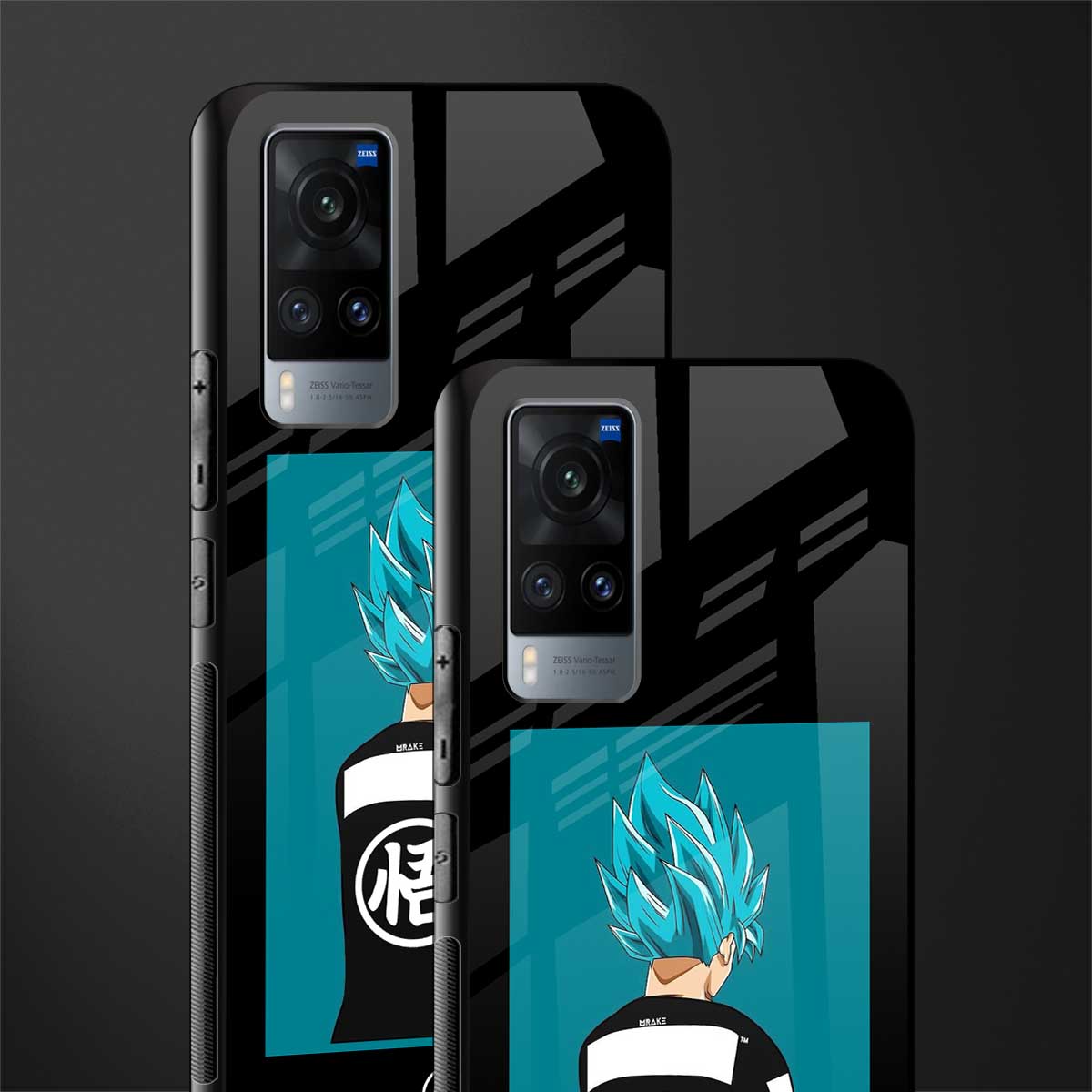 aesthetic goku glass case for vivo x60 image-2