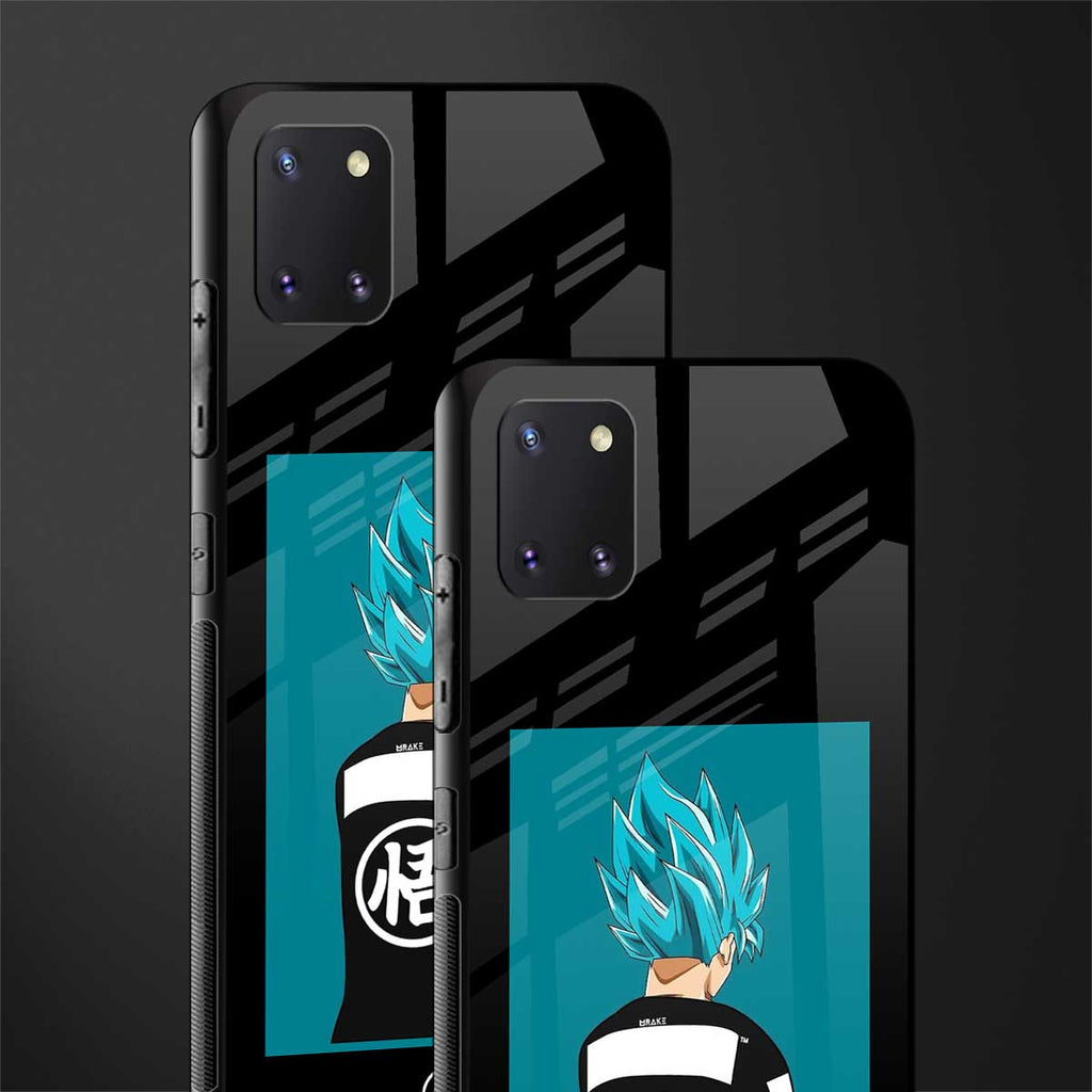 aesthetic goku glass case for samsung a81 image-2