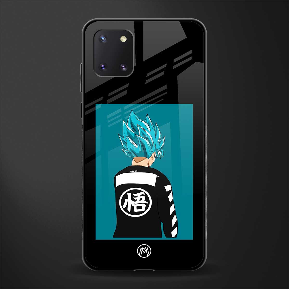 aesthetic goku glass case for samsung a81 image
