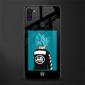 aesthetic goku glass case for samsung galaxy m11 image