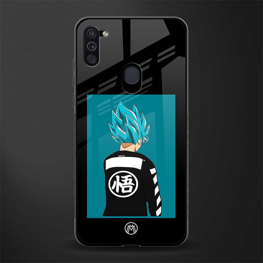 aesthetic goku glass case for samsung galaxy m11 image