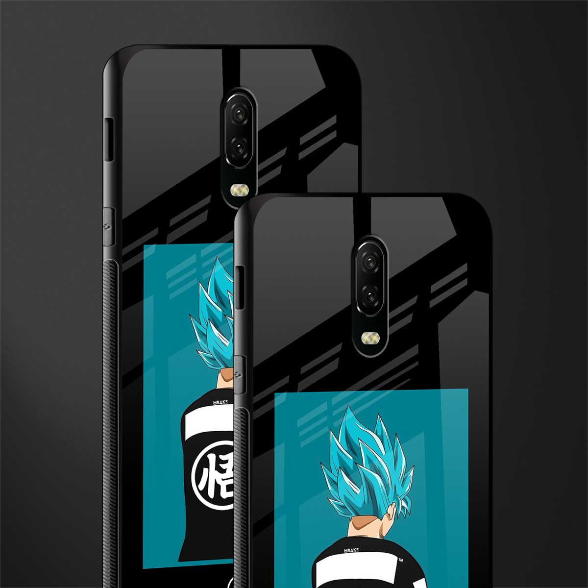 aesthetic goku glass case for oneplus 6t image-2