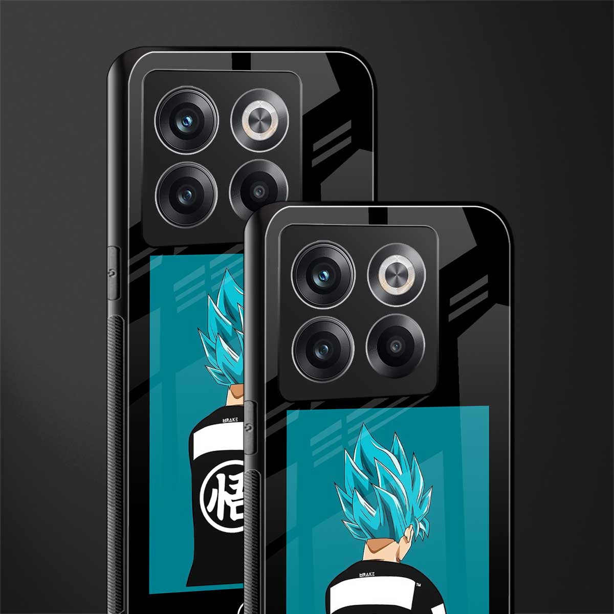 aesthetic goku back phone cover | glass case for oneplus 10t