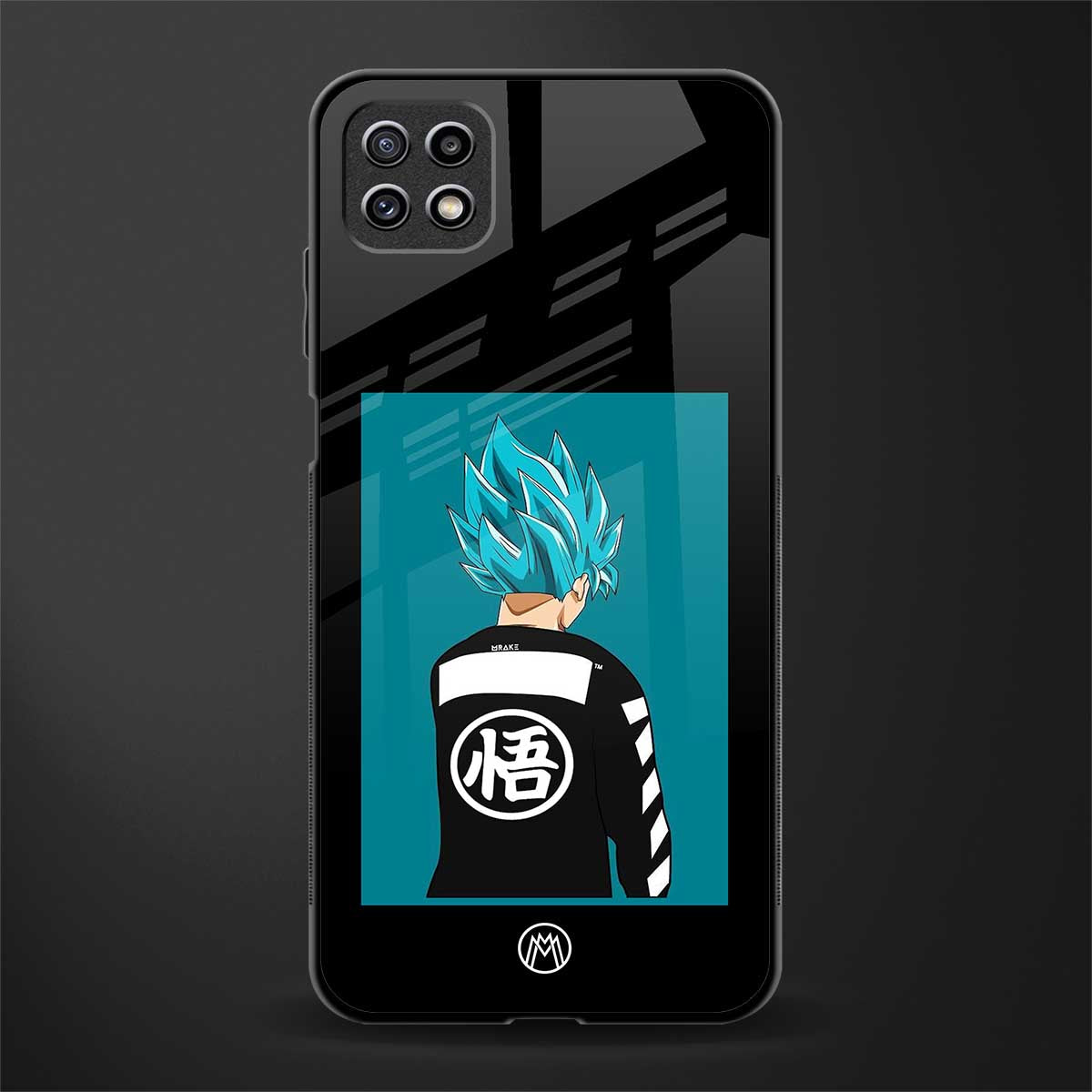 aesthetic goku back phone cover | glass case for samsung galaxy f42