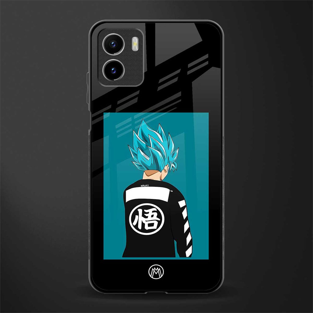 aesthetic goku back phone cover | glass case for vivo y72