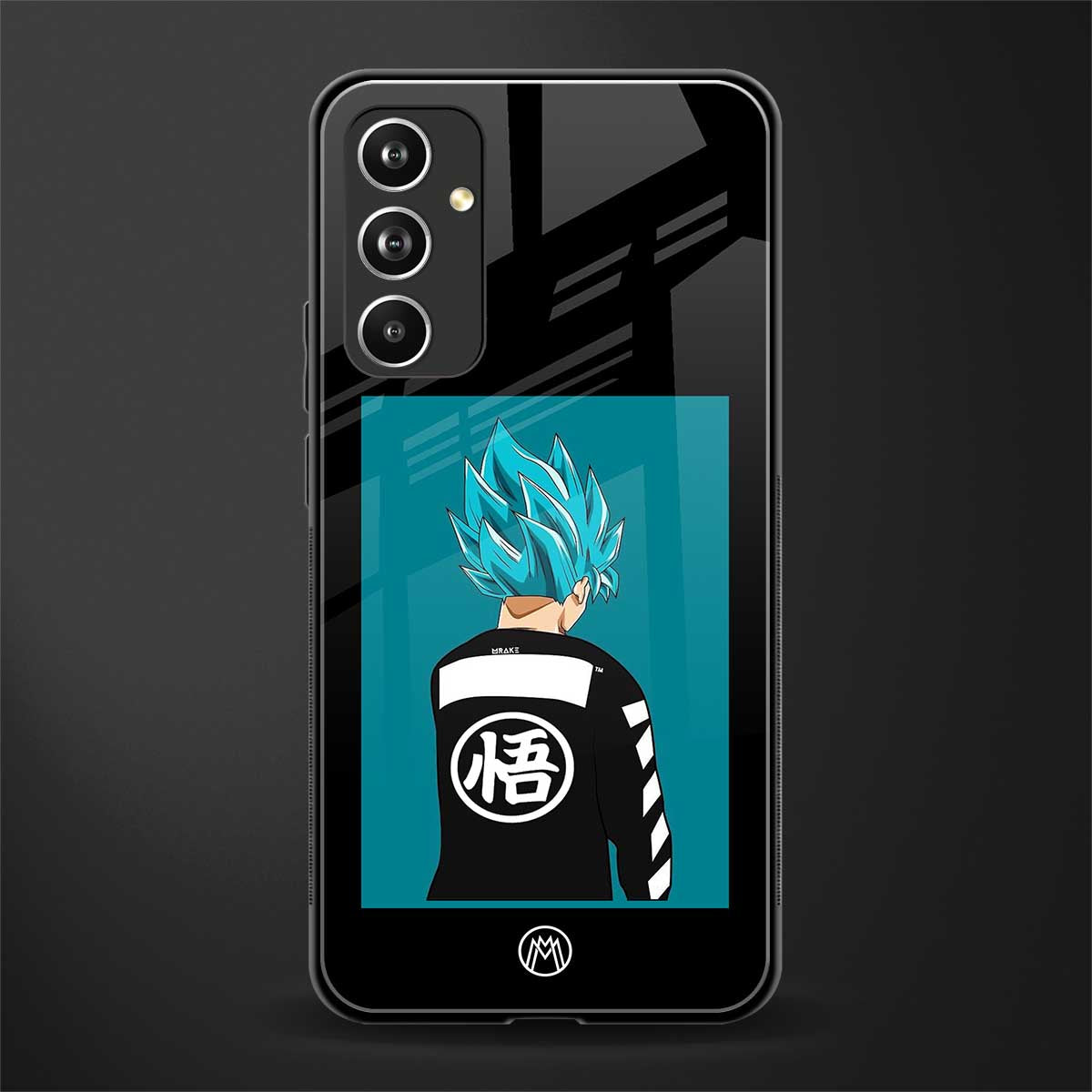 aesthetic goku back phone cover | glass case for samsung galaxy a54 5g