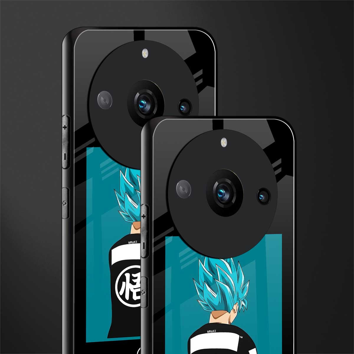aesthetic goku back phone cover | glass case for realme 11 pro 5g