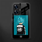 aesthetic goku back phone cover | glass case for realme c55