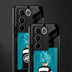 aesthetic goku back phone cover | glass case for vivo v27 pro 5g