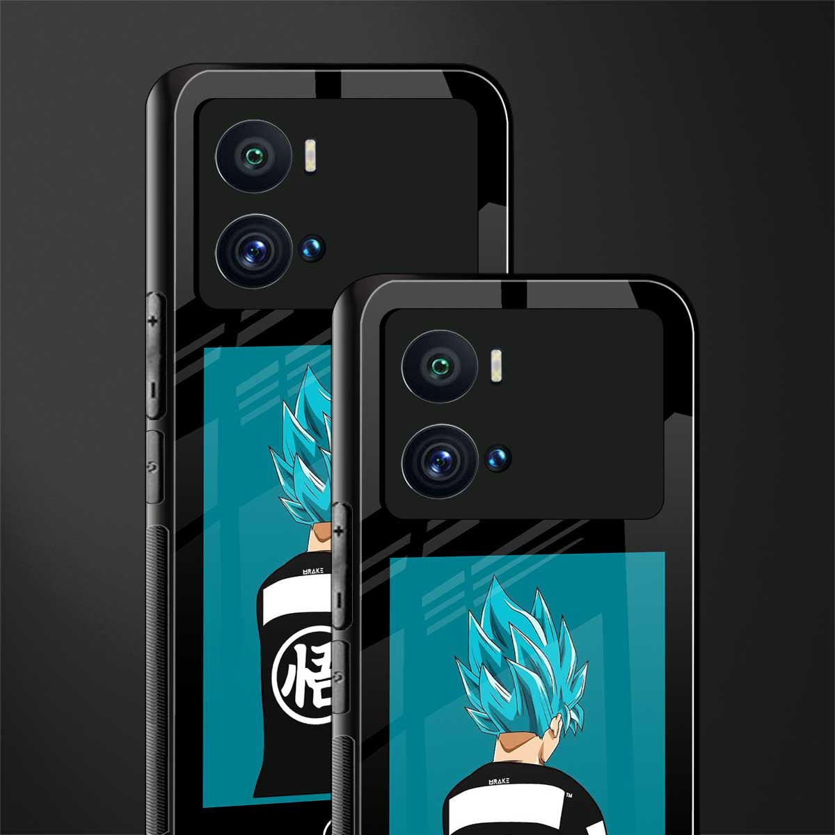 aesthetic goku back phone cover | glass case for iQOO 9 Pro