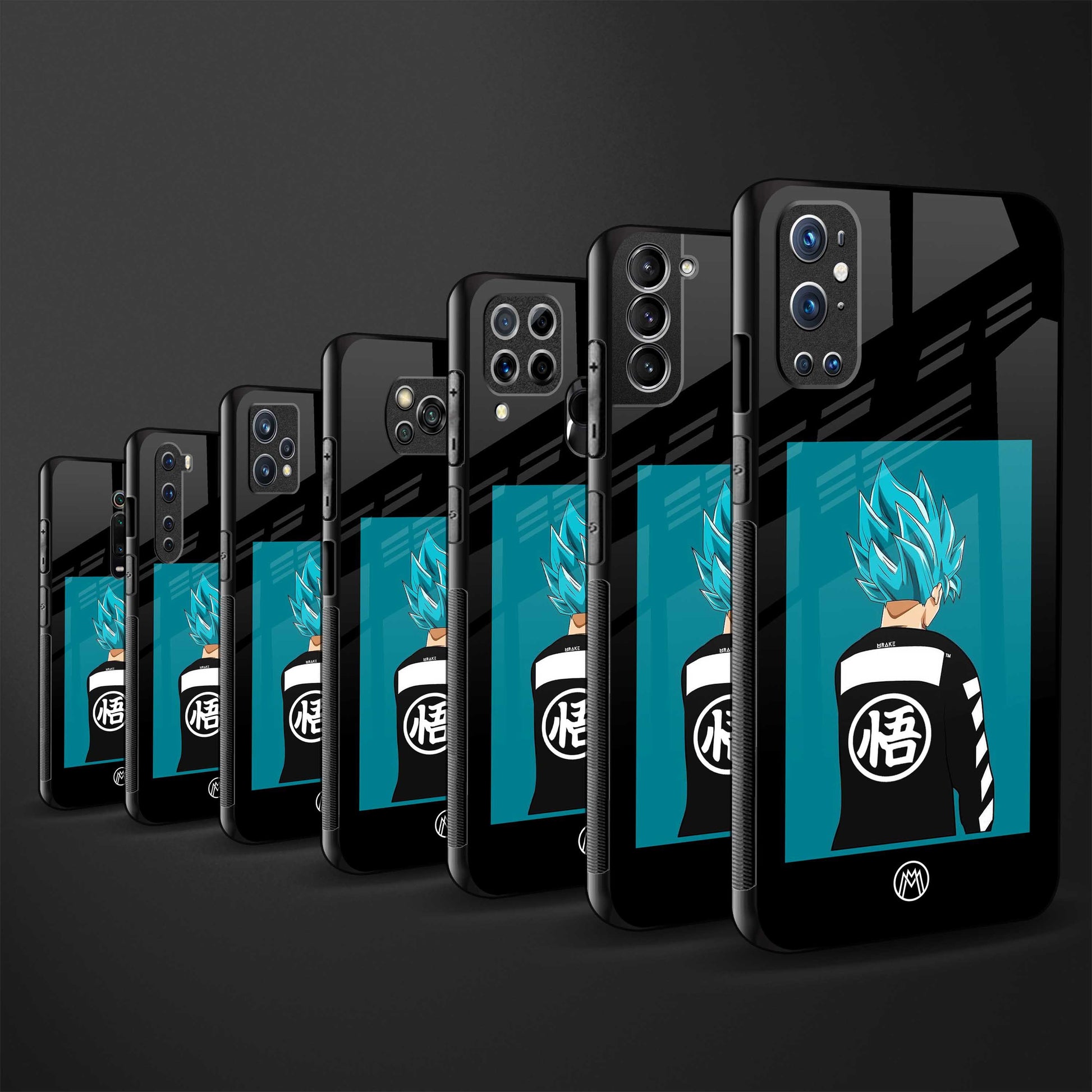 aesthetic goku back phone cover | glass case for samsun galaxy a24 4g