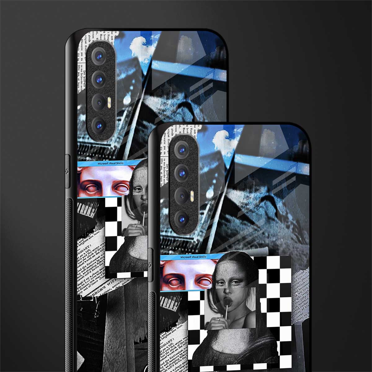 aesthetic mona lisa art for oppo reno 3 pro image-2