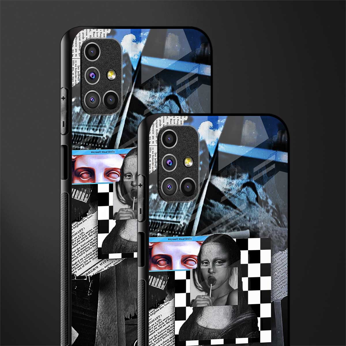aesthetic mona lisa art for samsung galaxy m51 image-2