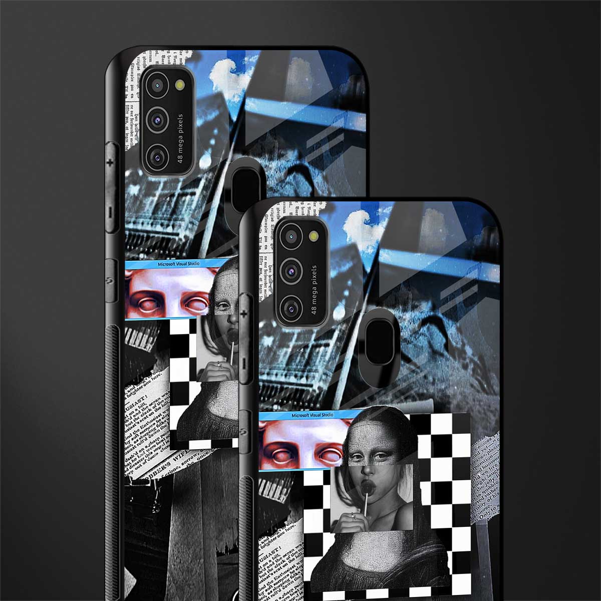 aesthetic mona lisa art for samsung galaxy m30s image-2
