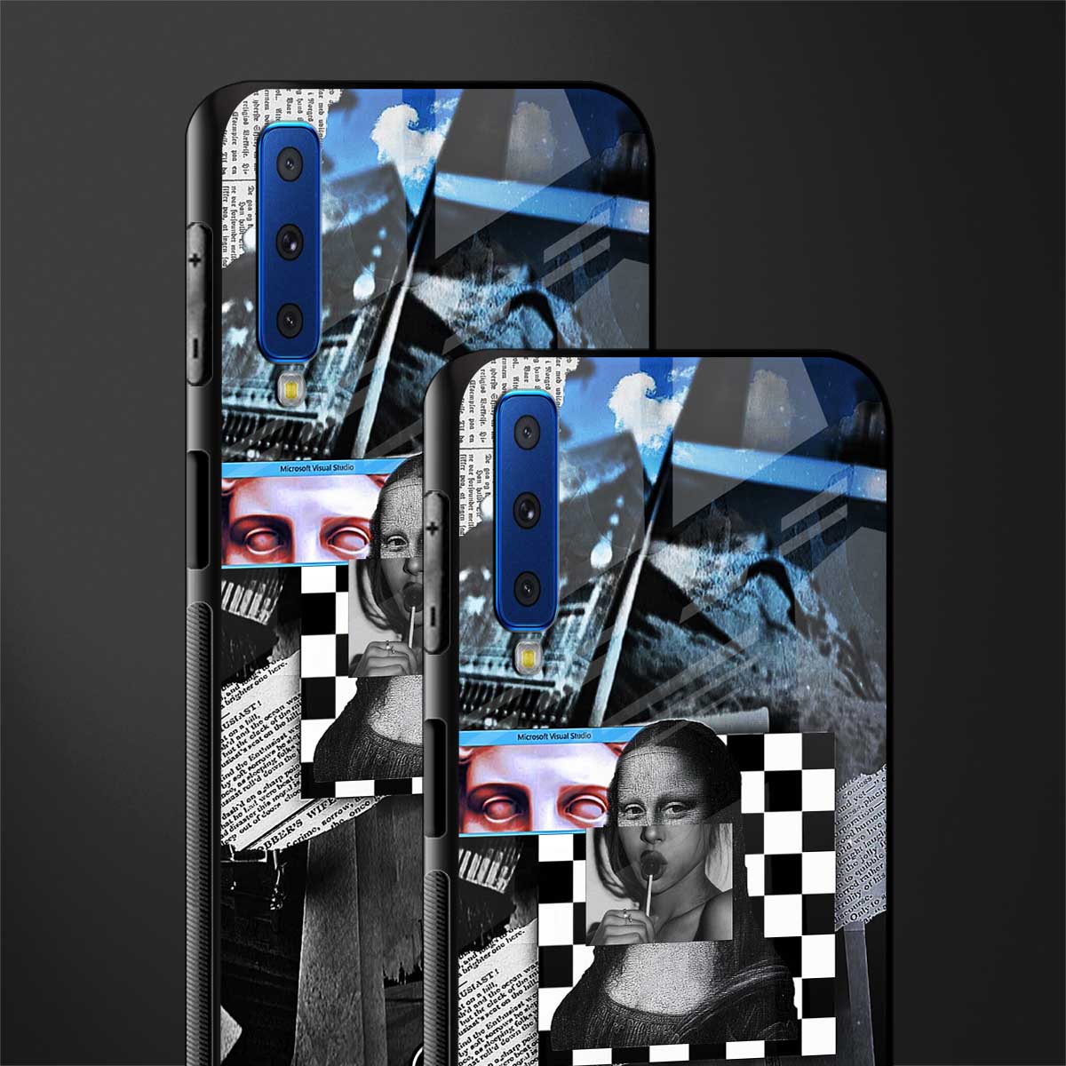 aesthetic mona lisa art for samsung galaxy a7 2018 image-2