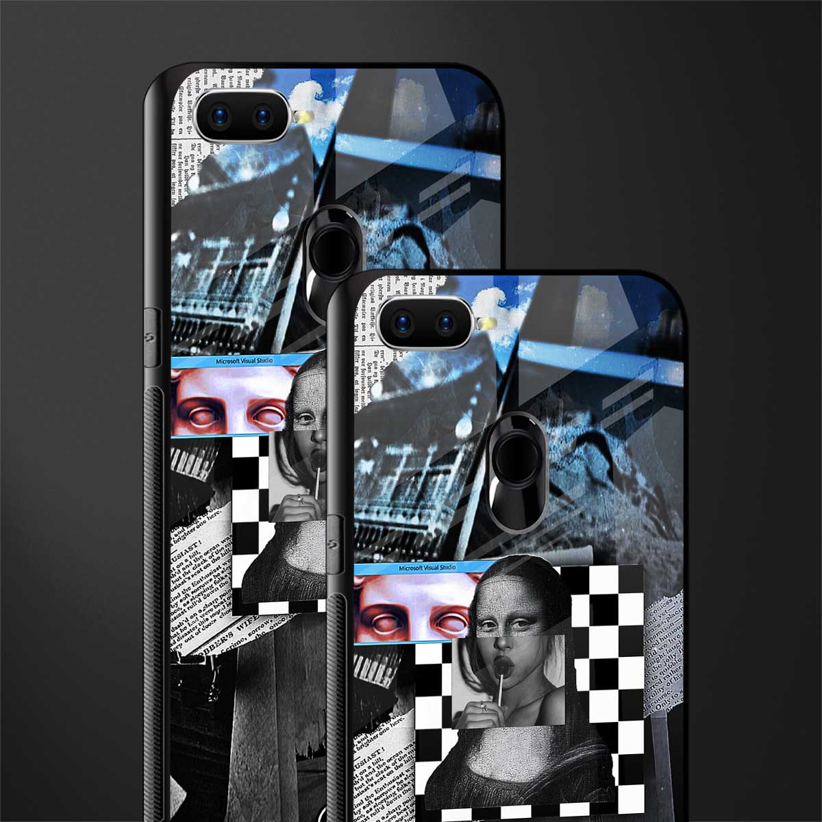 aesthetic mona lisa art for oppo a12 image-2