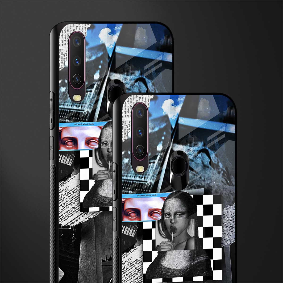 aesthetic mona lisa art for vivo y17 image-2