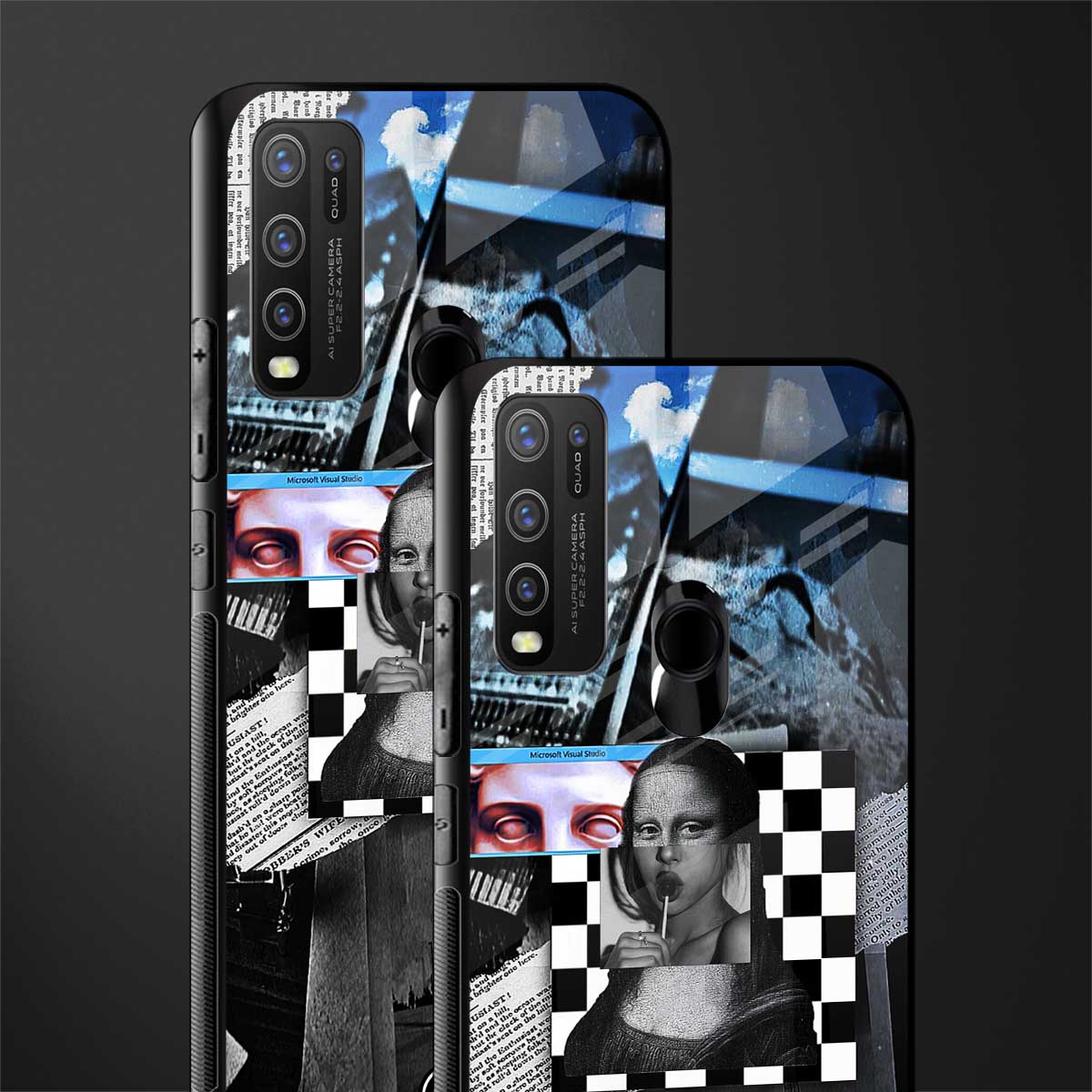 aesthetic mona lisa art for vivo y50 image-2