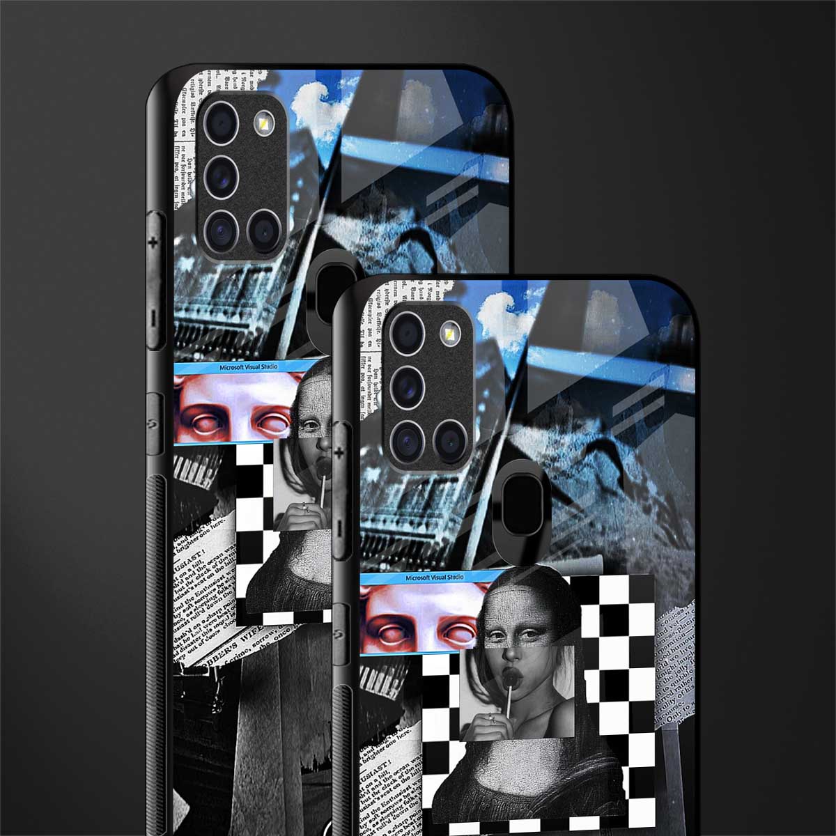 aesthetic mona lisa art for samsung galaxy a21s image-2