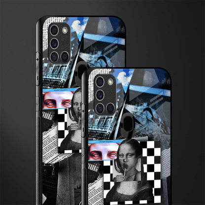aesthetic mona lisa art for samsung galaxy a21s image-2