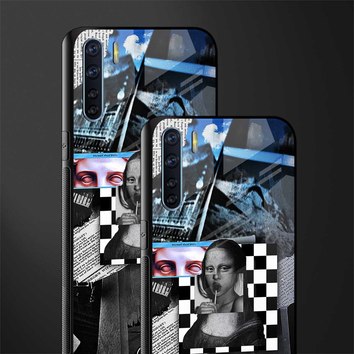 aesthetic mona lisa art for oppo f15 image-2