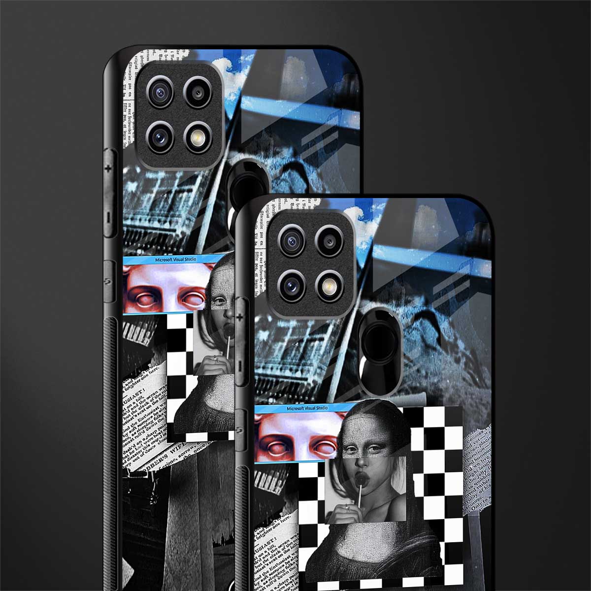 aesthetic mona lisa art for oppo a15s image-2