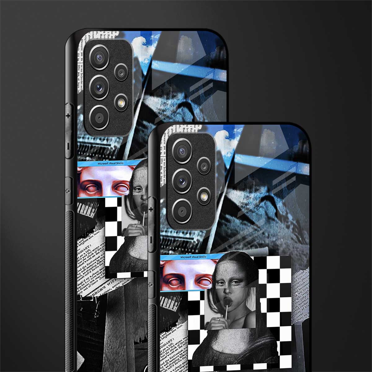 aesthetic mona lisa art for samsung galaxy a72 image-2