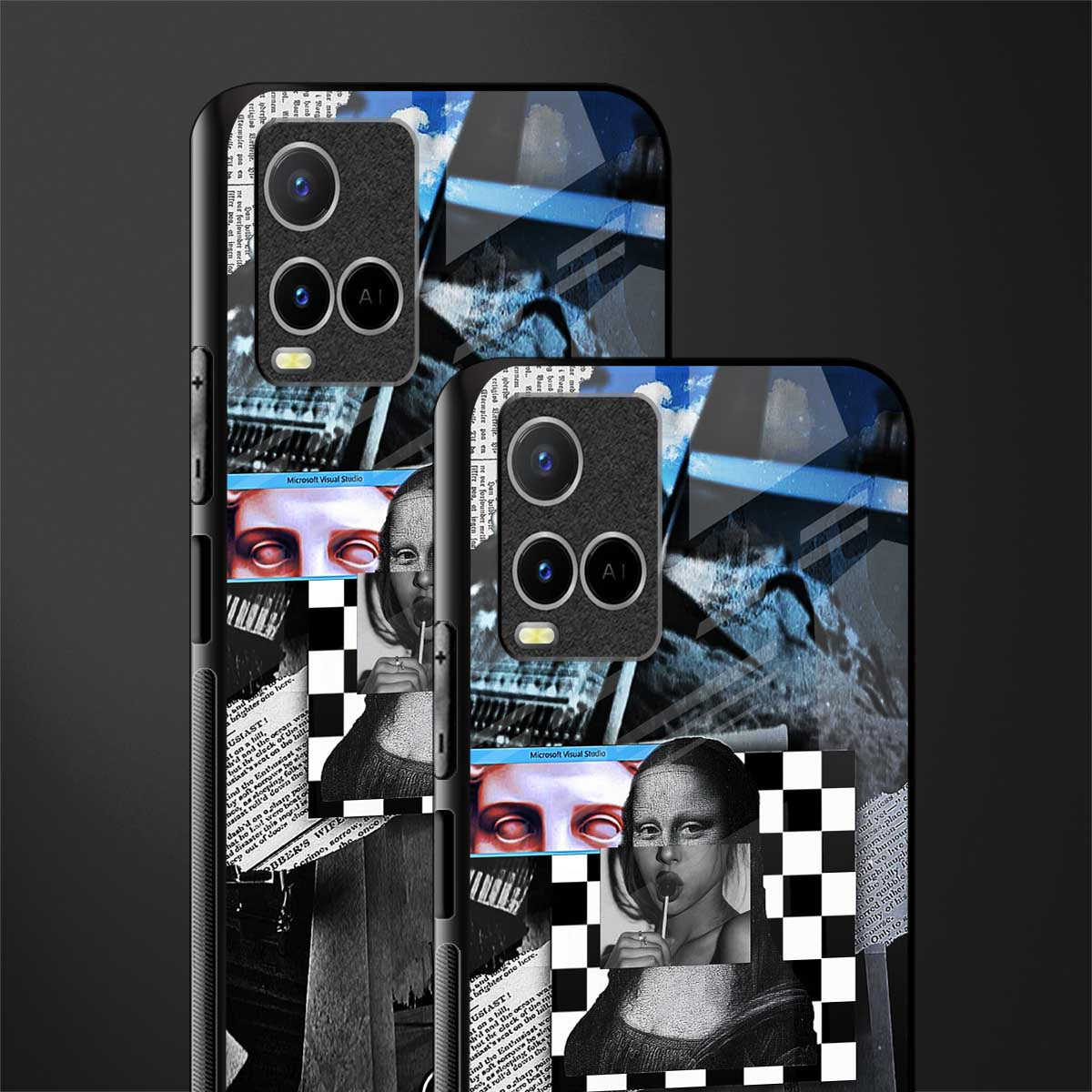 aesthetic mona lisa art for vivo y21s image-2
