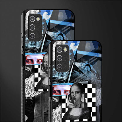aesthetic mona lisa art for samsung galaxy a03s image-2