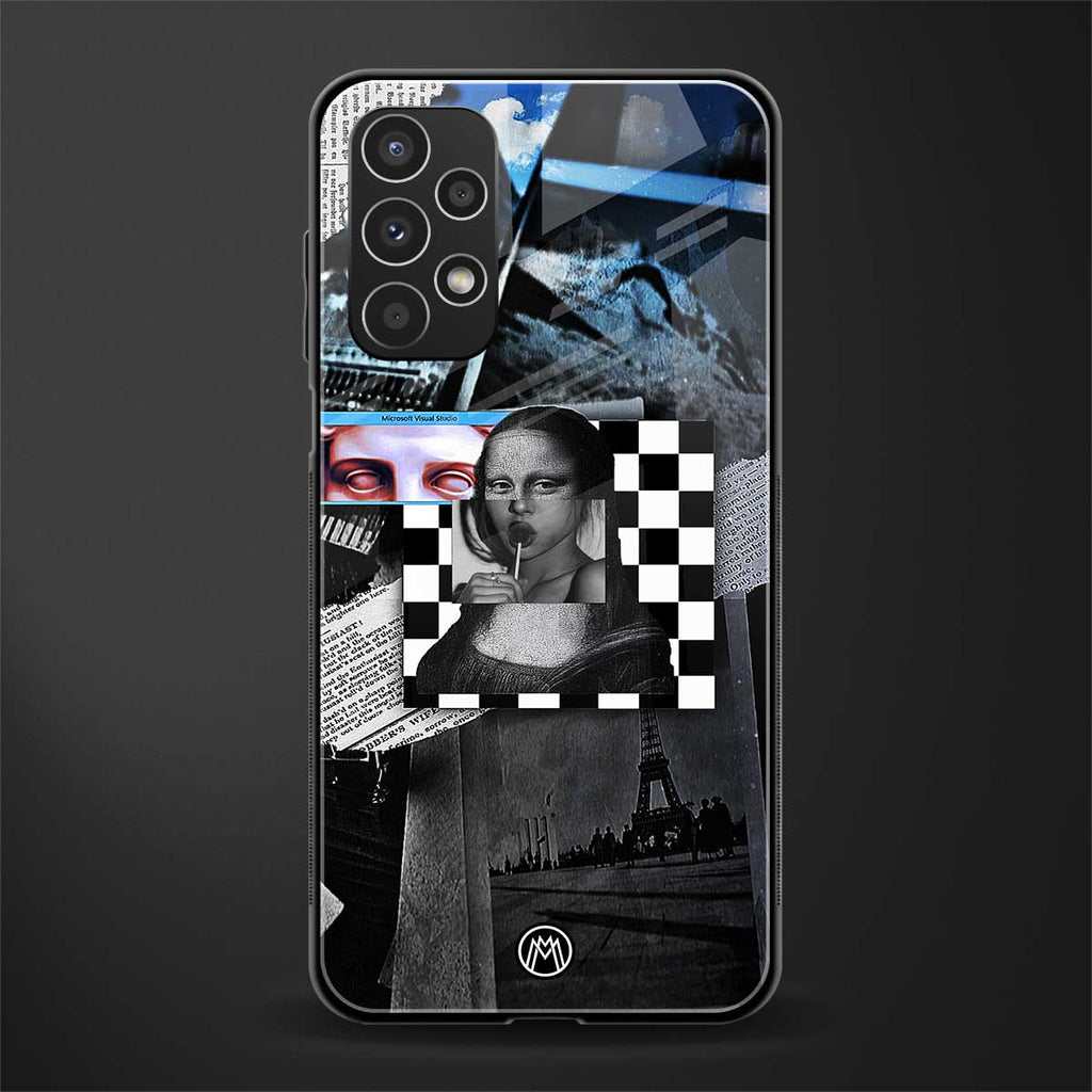 aesthetic mona lisa art back phone cover | glass case for samsung galaxy a13 4g