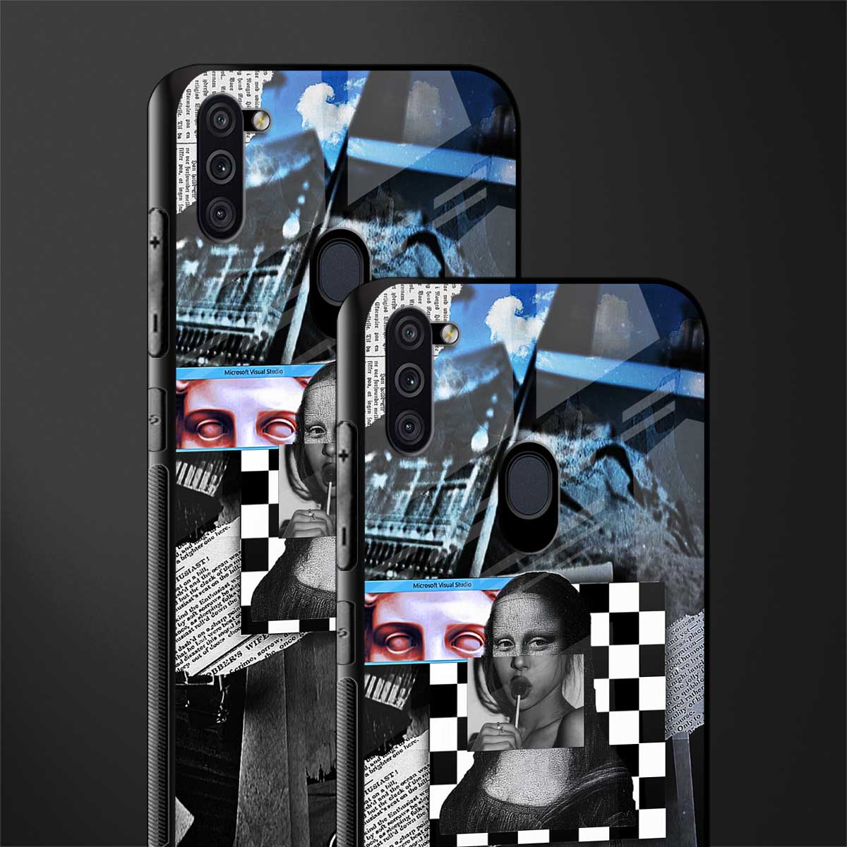 aesthetic mona lisa art for samsung galaxy m11 image-2