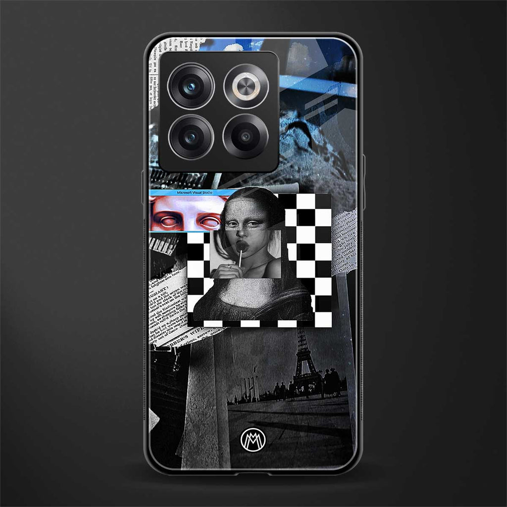 aesthetic mona lisa art back phone cover | glass case for oneplus 10t