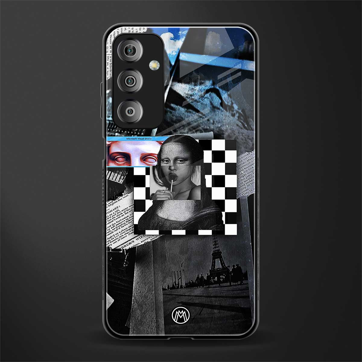 aesthetic mona lisa art back phone cover | glass case for samsung galaxy f23 5g