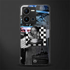 aesthetic mona lisa art back phone cover | glass case for vivo y35 4g