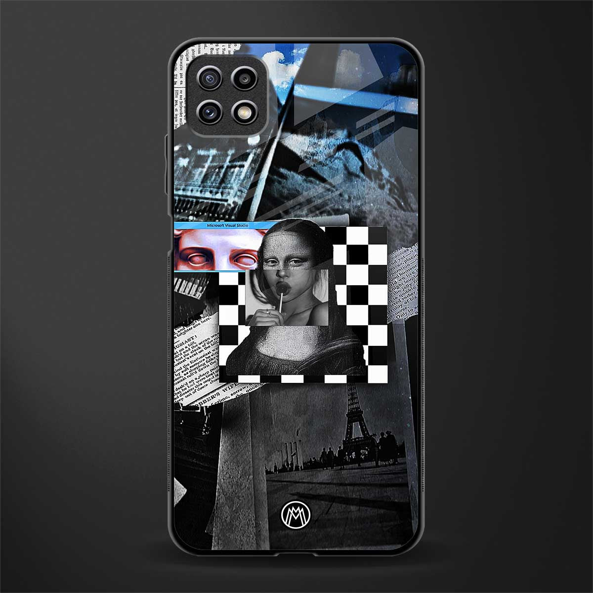 aesthetic mona lisa art back phone cover | glass case for samsung galaxy f42