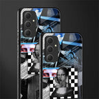 aesthetic mona lisa art back phone cover | glass case for samsung galaxy a54 5g
