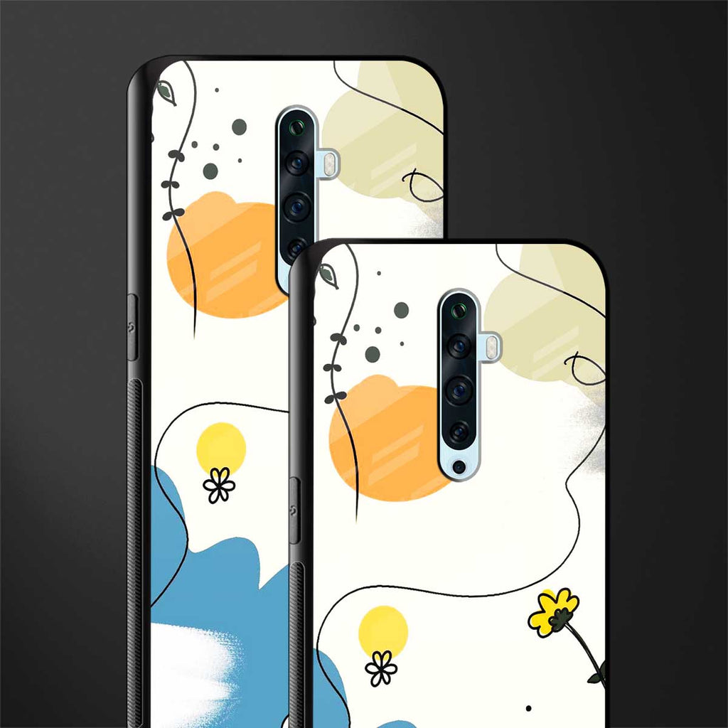 aesthetic pastel forest glass case for oppo reno 2f image-2