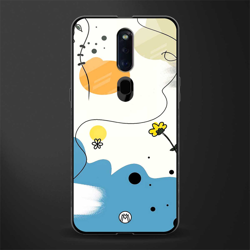 aesthetic pastel forest glass case for oppo f11 pro image