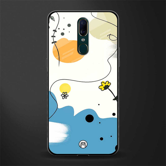aesthetic pastel forest glass case for oppo f11 image