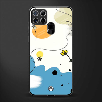 aesthetic pastel forest glass case for realme c15 image