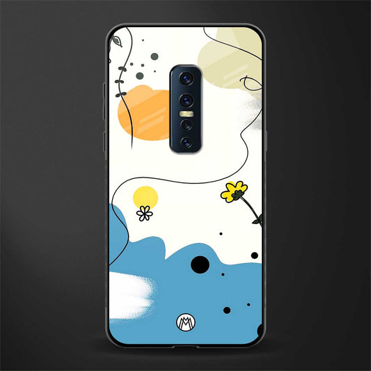 aesthetic pastel forest glass case for vivo v17 pro image