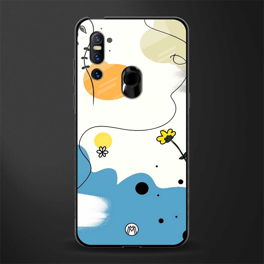 aesthetic pastel forest glass case for vivo v15 image