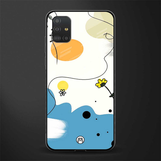 aesthetic pastel forest glass case for samsung galaxy a51 image