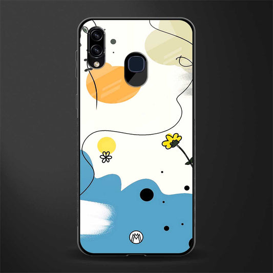 aesthetic pastel forest glass case for samsung galaxy a30 image