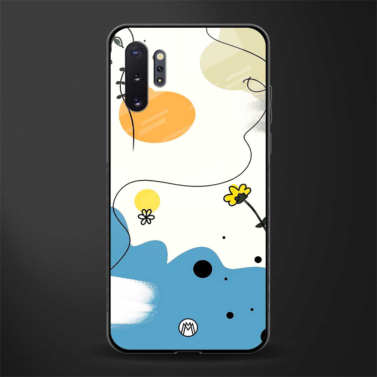 aesthetic pastel forest glass case for samsung galaxy note 10 plus image