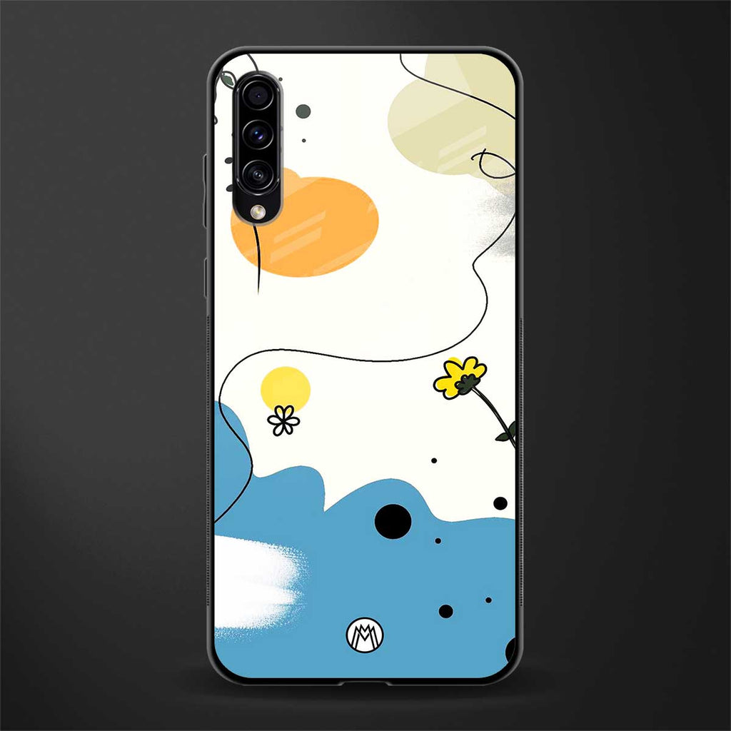 aesthetic pastel forest glass case for samsung galaxy a70s image
